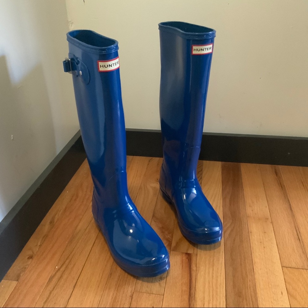 Royal Blue/Azure HUNTER Rain Boots